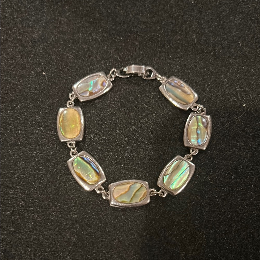 Iridescent Abalone Shell Bracelet